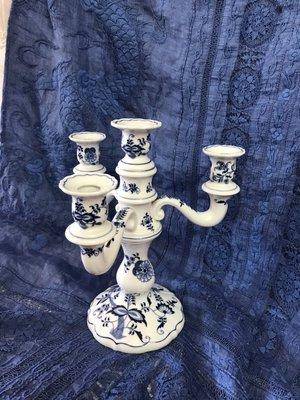 Gorgeous 4 Candle candelabra by Blue Danube!