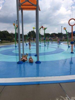 The splash pad