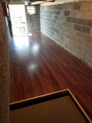 Took an existing dirt floor basement and finished it off brought up to the level needed by client.