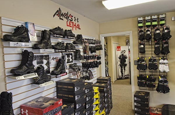 Large selection of footwear from Under, Original SWAT and more