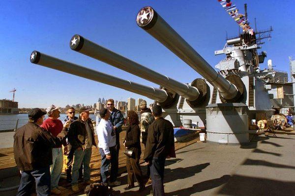 Guided group tours of the Battleship are available any day,