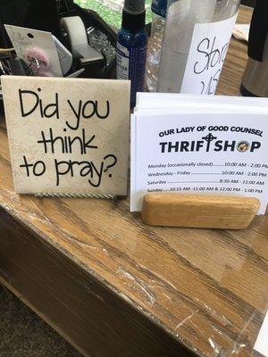 Our Lady Of Good Counsel Thrift Shop