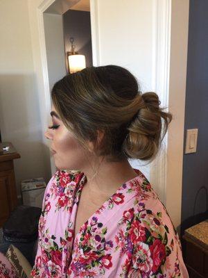 Bridesmaid hair style