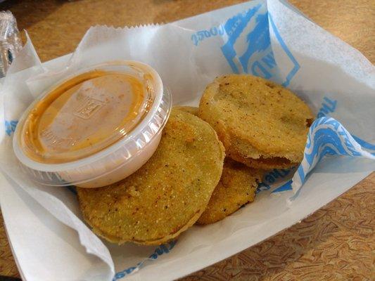 Fried green tomatoes!