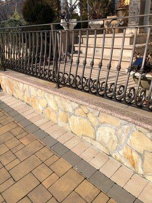 Railings and pavers !!!