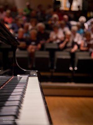 Lyle Dye Auditorium at Tannery Pond Community, a state-of-the-art 160 seat performance space