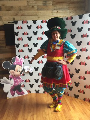 Dot from Dot Your Face with Minnie Mouse at BEach House Brewery, Belmar, NJ (10/2018)