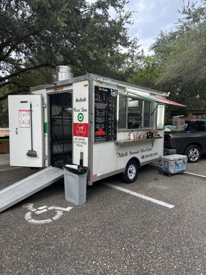 Set up at Flagler Station