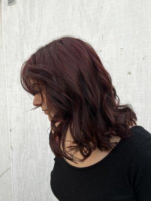 Layered hair cut