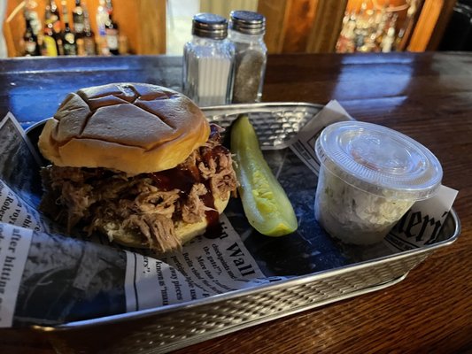 Pulled Carolina Pork Sandwich