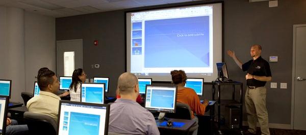 Training classes in the Adobe Creative Suite, WordPress, HTML, CSS, PHP, MySQL, JavaScript, SharePoint, and more.