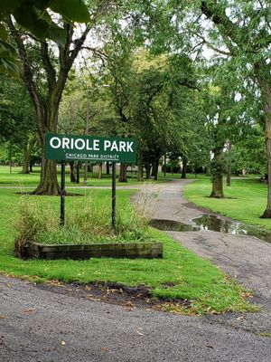 The sign at the park is filled with weeds and other ugly things. This park gets tons of money. There's no excuse for this weed filled box.