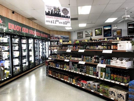 Create your Own Six Pack Aisle