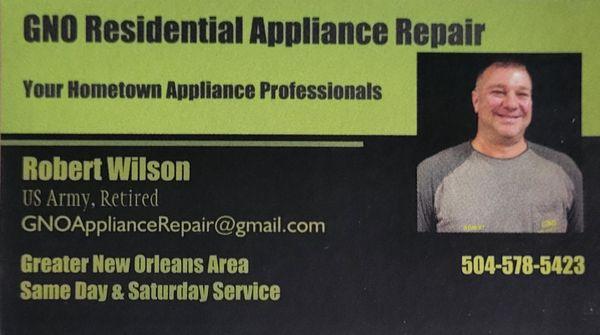 G N O Residential Appliance Repair