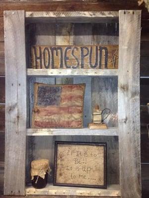 Primitive itmes at Sawdust & Stitches