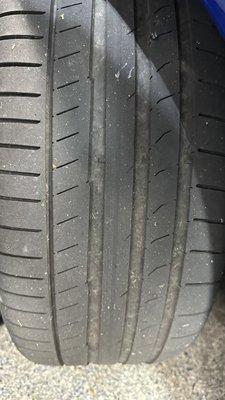 What ide called bald tires