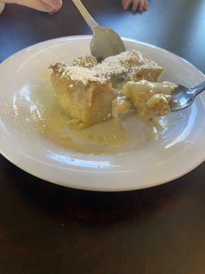 Banana Foster Bread pudding, you can tell this is made with love