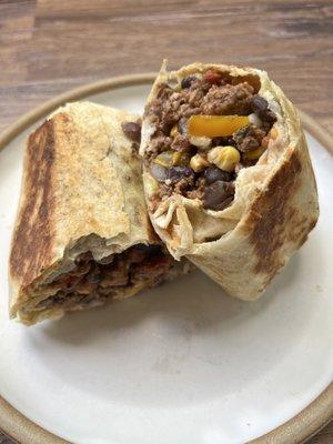 Beef & Bean Burritos