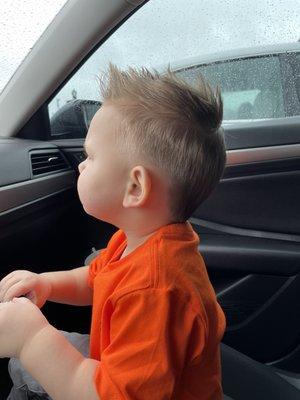 Took son to get a low fade and fohawk. Got exactly what I asked for did really well with him.