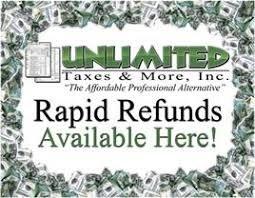 Refund Advances start January 5! Start TODAY!