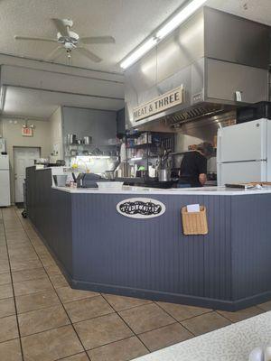 The open kitchen