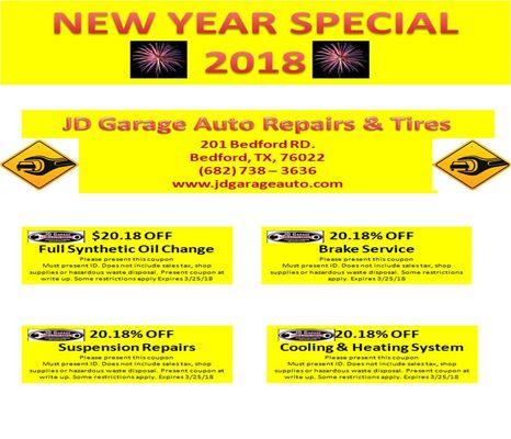 Special and coupons auto repairs & Services