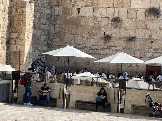 The Wailing Wall in Jerusalem 2022