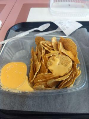 Nachos and cheese