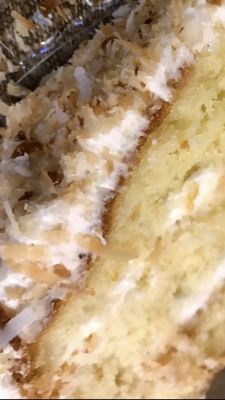 Coconut moist cake