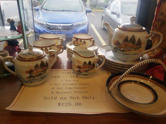 dishware and tea sets