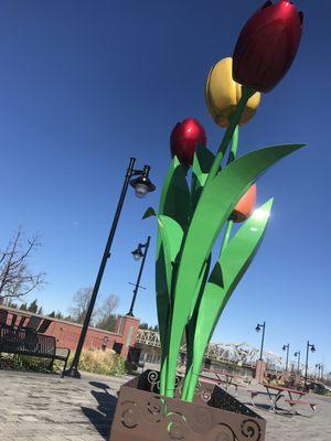 Skagit River Walk Park Tulip Sculpture, Mount Vernon, WA