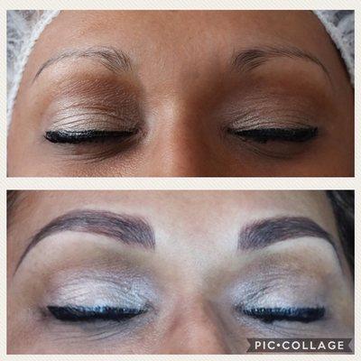 Before and after. Visit Infinibrow.com for more pictures.