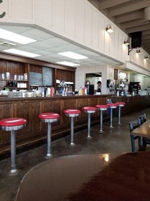 Cute counter and stool area