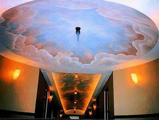 Sky sunset ceiling