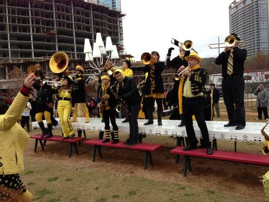 Minor Mishap Marching Band - New Years Day 2013