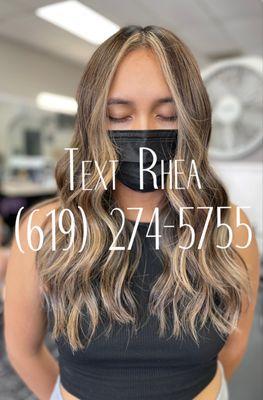 Cut & Balayage by Rhea Instagram @urstylist