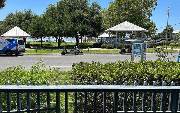 view off the porch Cedar Key condo