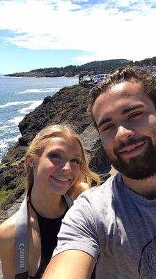 My business partner and my inspiration. My wife Kylie. Summer Trip to Depoe Bay, Oregon Coast.