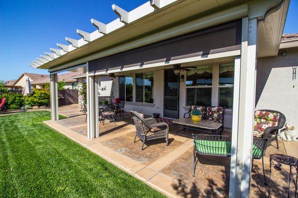 Solar Screens (Retractable patio shade)