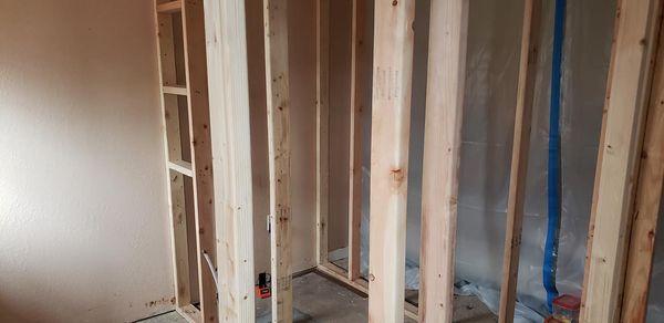 Progression of Handicap Accessible Bathroom