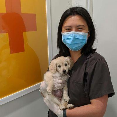 Dr. Yau and Tater Tot