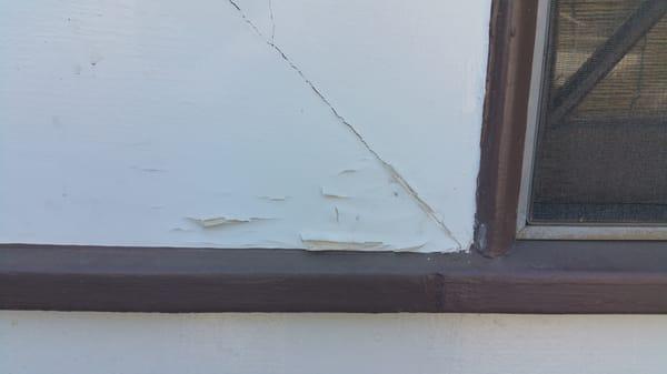 Flaking paint less than 12 months after Hollywood Home Improvement painted the exterior of my home.