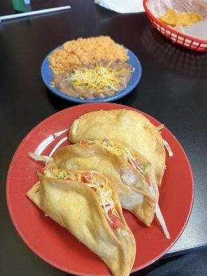 Deep fried tacos