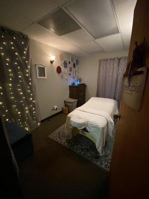 I spent some time getting this beautiful room modified for Covid-19. I am officially reopen! Contact me today to get your massage booked!