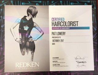 Redken exclusive salon, Redken certified colorist.