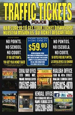 Courtroom Experience is the Difference!
We fight to get your ticket DISMISSED!