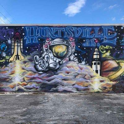 Rocket Man Mural