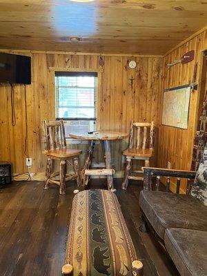 Little Bear cabin living room