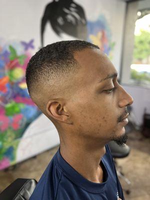 Medium skin fade