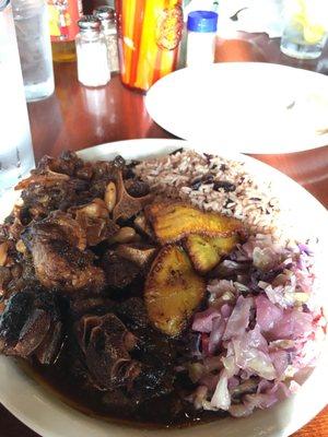 Jerk Chicken, Curry Goat & Oxtails